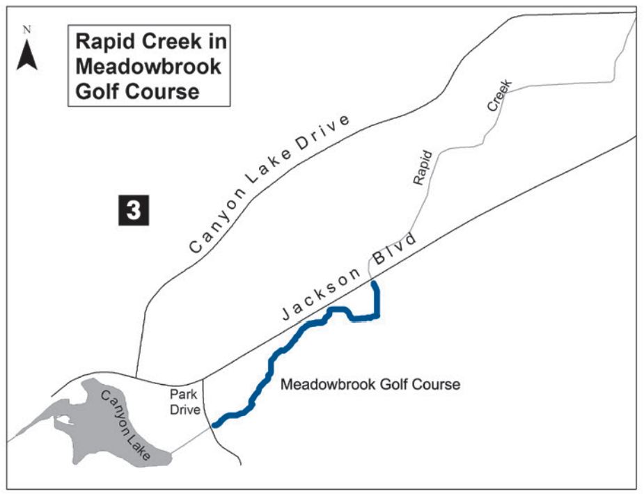 Rapid Creek - in Meadow Golf Course