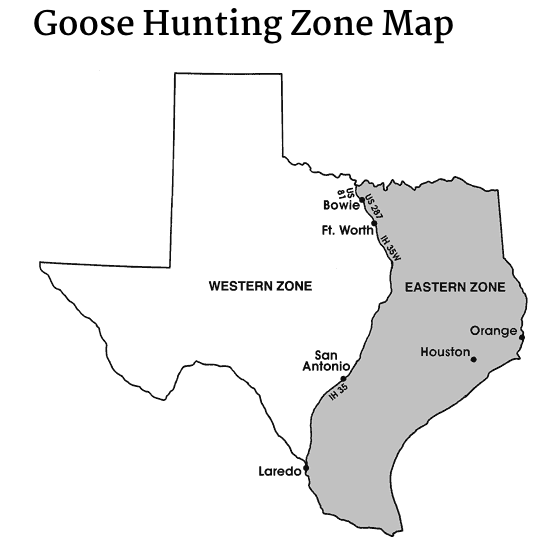 Goose Hunting Zone Map