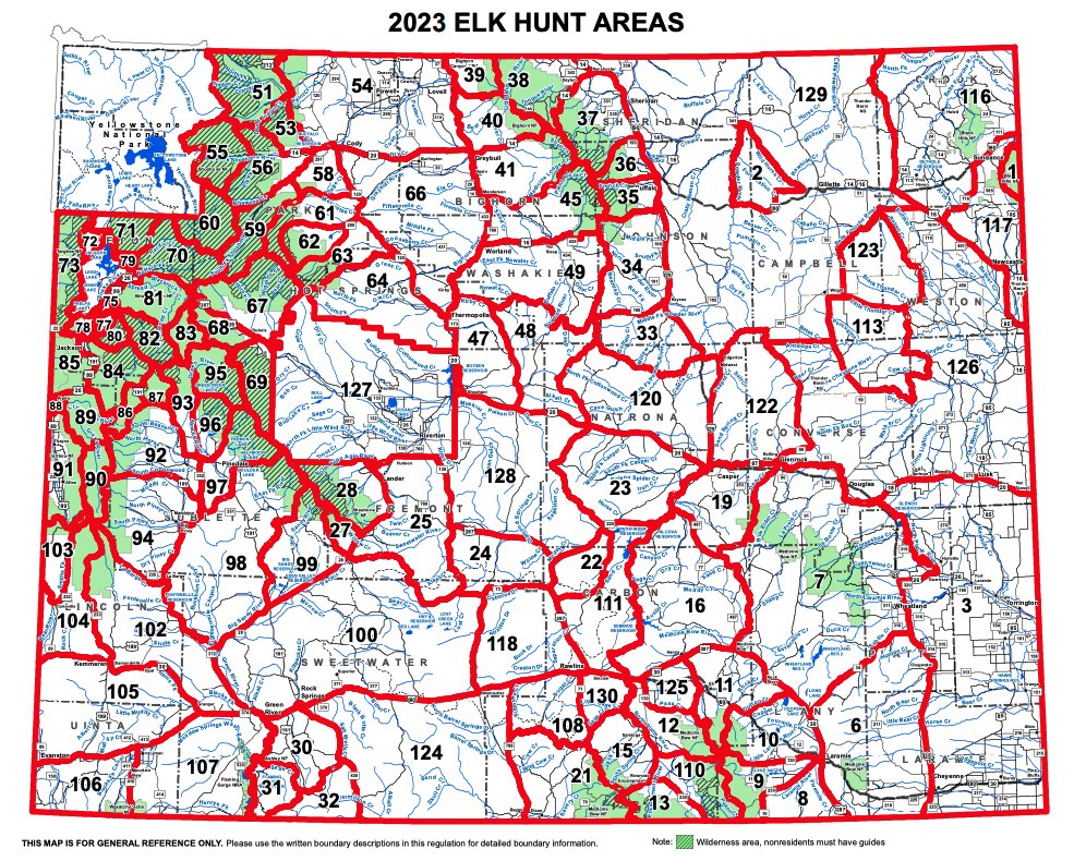 Elk Hunt Areas